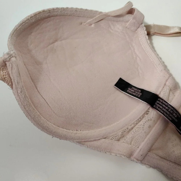 Victorias Secret Very Sexy Push-up Bra Size 32DD Pink Underwire Front Closure - Picture 6 of 9